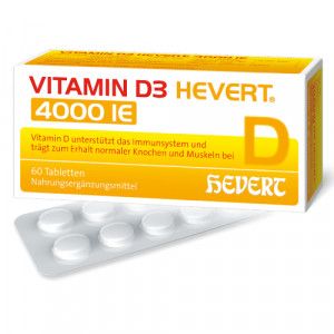 VITAMIN D3 HEVERT 4000 I.E. Tabletten