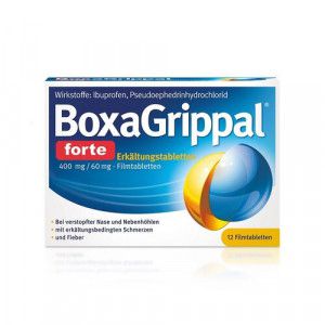 BOXAGRIPPAL forte Erkältungstab. 400 mg/60 mg FTA