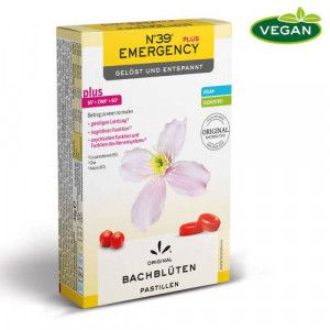 BACHBLÜTEN No.39 Emergency plus Pastillen